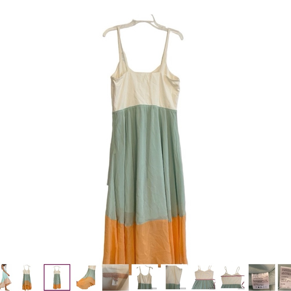 ANTHROPOLOGIE Hutch Silk Color Block High Low Dress Size L. $35.00 - Picture 4 of 14